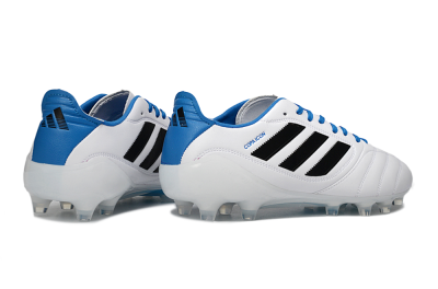 Adidas Copa Icon 2 FG Firm Ground Soccer Cleats - White/Electric Blue/Black