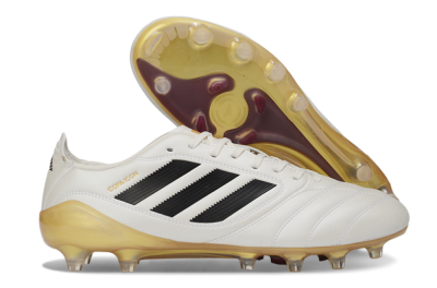 Adidas Copa Icon 2 FG Firm Ground Soccer Cleats - White/Black/Gold