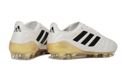 Adidas Copa Icon 2 FG Firm Ground Soccer Cleats - White/Black/Gold