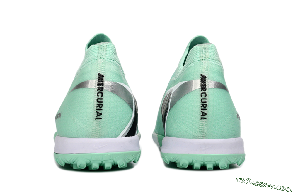 Nike Air Zoom Mercurial Vapor 16 Elite TF Artificial Turf Soccer Shoes - Mint/Bright Green/Cool Aqua 5