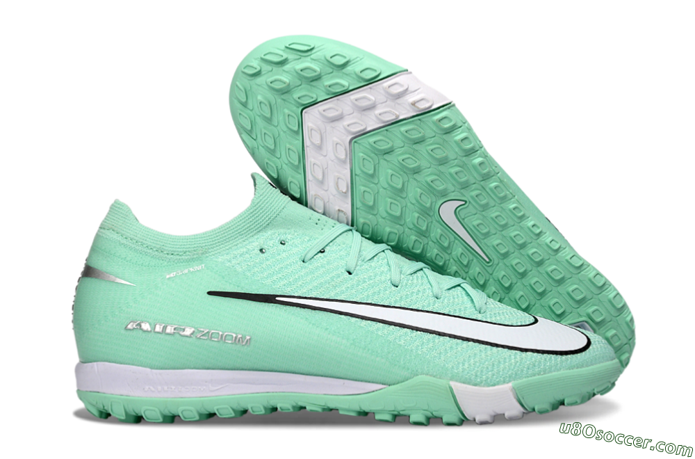 Nike Air Zoom Mercurial Vapor 16 Elite TF Artificial Turf Soccer Shoes - Mint/Bright Green/Cool Aqua 1