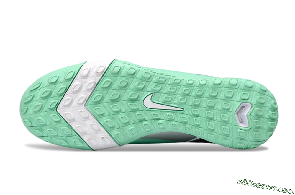 Nike Air Zoom Mercurial Vapor 16 Elite TF Artificial Turf Soccer Shoes - Mint/Bright Green/Cool Aqua 6