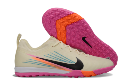 Nike Air Zoom Mercurial Vapor 16 Pro TF Artificial Turf Soccer Shoes - Beige/Neon Pink/Luminous Orange
