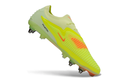 Nike Phantom 6 Elite Low SG Soft Ground Soccer Cleats - Yellow/Fluorescent Green/Neon Orange