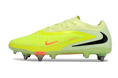 Nike Phantom 6 Elite Low SG Soft Ground Soccer Cleats - Yellow/Fluorescent Green/Neon Orange