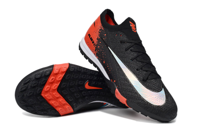 Nike Air Zoom Mercurial Vapor 16 Elite TF Artificial Turf Soccer Shoes - Black/Crimson Burst/Shadow Black