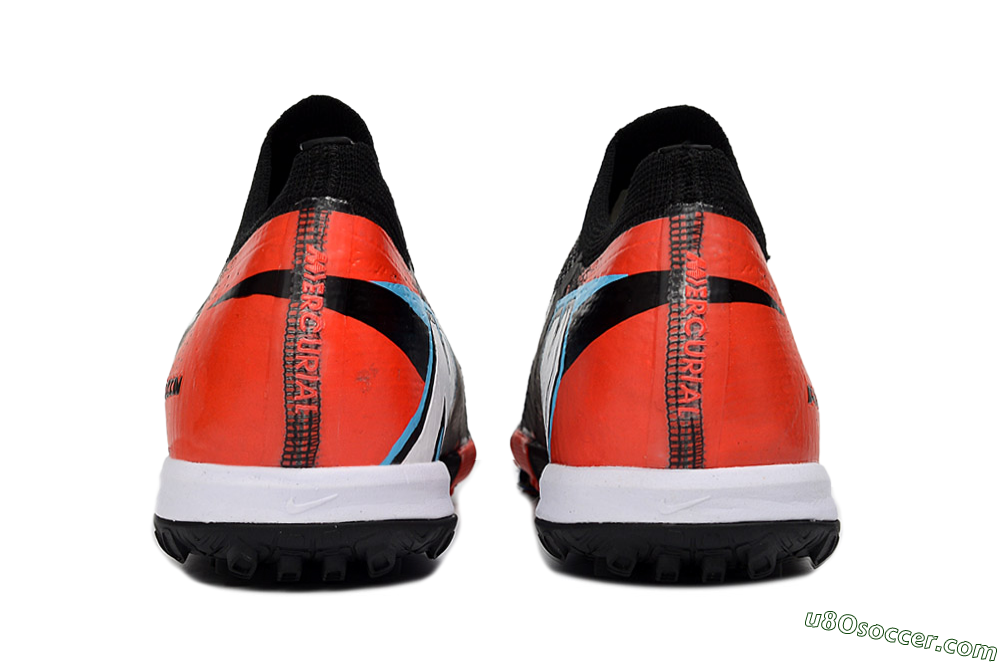 Nike Air Zoom Mercurial Vapor 16 Elite TF Artificial Turf Soccer Shoes - Black/Crimson Burst/Shadow Black 5