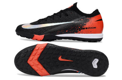 Nike Air Zoom Mercurial Vapor 16 Elite TF Artificial Turf Soccer Shoes - Black/Crimson Burst/Shadow Black