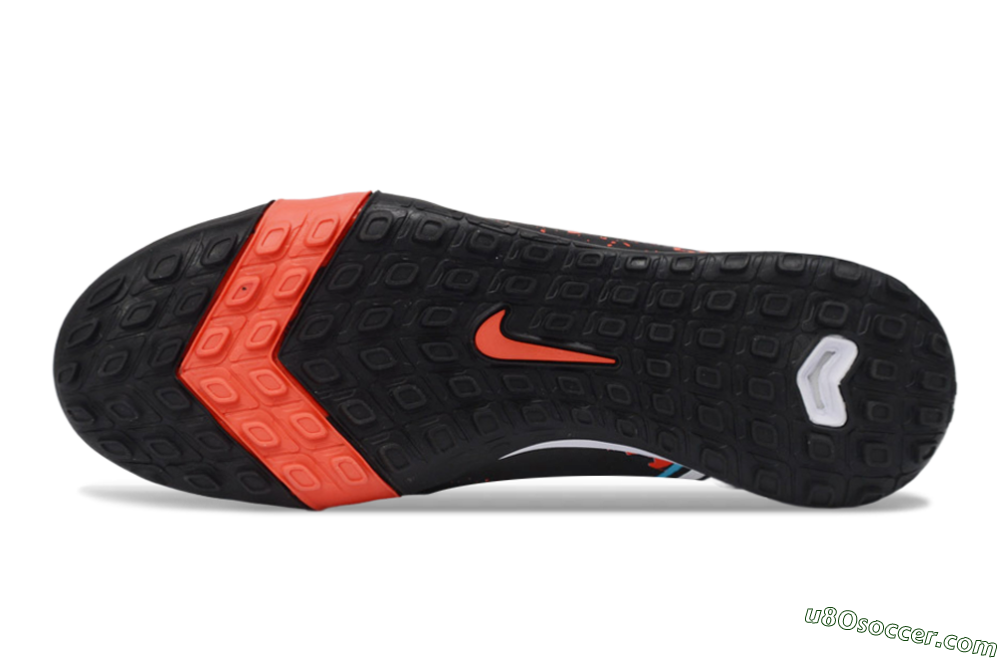 Nike Air Zoom Mercurial Vapor 16 Elite TF Artificial Turf Soccer Shoes - Black/Crimson Burst/Shadow Black 6