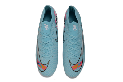 Nike Air Zoom Mercurial Vapor 16 Elite TF Artificial Turf Soccer Shoes - Aqua/Bright Blue/White