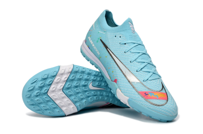 Nike Air Zoom Mercurial Vapor 16 Elite TF Artificial Turf Soccer Shoes - Aqua/Bright Blue/White