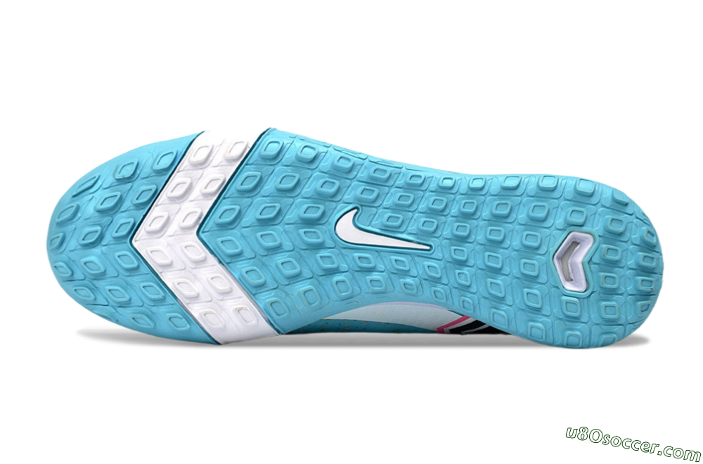 Nike Air Zoom Mercurial Vapor 16 Elite TF Artificial Turf Soccer Shoes - Aqua/Bright Blue/White 6