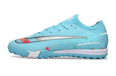 Nike Air Zoom Mercurial Vapor 16 Elite TF Artificial Turf Soccer Shoes - Aqua/Bright Blue/White
