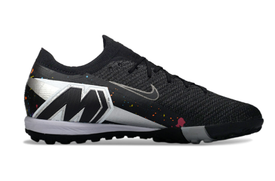 Nike Air Zoom Mercurial Vapor 16 Elite TF Artificial Turf Soccer Shoes - Black/Rainbow Splash/Sleek White