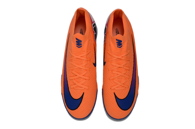 Nike Air Zoom Mercurial Vapor 16 Elite TF Artificial Turf Soccer Shoes - Orange/Electric Blue/Fiery Orange