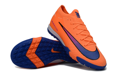 Nike Air Zoom Mercurial Vapor 16 Elite TF Artificial Turf Soccer Shoes - Orange/Electric Blue/Fiery Orange