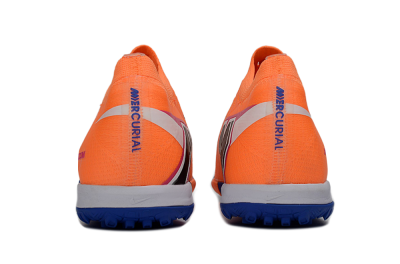 Nike Air Zoom Mercurial Vapor 16 Elite TF Artificial Turf Soccer Shoes - Orange/Electric Blue/Fiery Orange