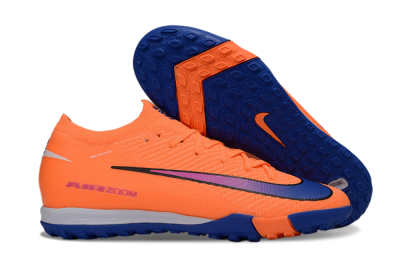 Nike Air Zoom Mercurial Vapor 16 Elite TF Artificial Turf Soccer Shoes - Orange/Electric Blue/Fiery Orange