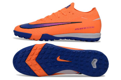 Nike Air Zoom Mercurial Vapor 16 Elite TF Artificial Turf Soccer Shoes - Orange/Electric Blue/Fiery Orange