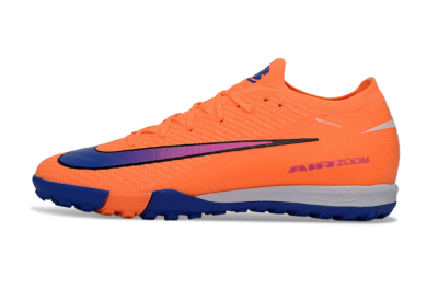 Nike Air Zoom Mercurial Vapor 16 Elite TF Artificial Turf Soccer Shoes - Orange/Electric Blue/Fiery Orange