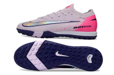 Nike Air Zoom Mercurial Vapor 16 Elite TF Artificial Turf Soccer Shoes - Lilac/Bright Pink/Dark Blue