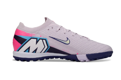 Nike Air Zoom Mercurial Vapor 16 Elite TF Artificial Turf Soccer Shoes - Lilac/Bright Pink/Dark Blue