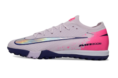 Nike Air Zoom Mercurial Vapor 16 Elite TF Artificial Turf Soccer Shoes - Lilac/Bright Pink/Dark Blue