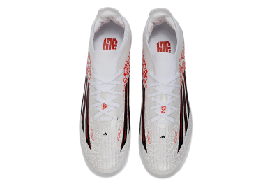 Adidas F50 Elite Lightstrike Pro FG Firm Ground Soccer Cleats - White/Crimson Red/Black