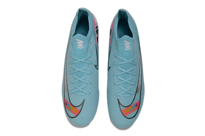 Nike Air Zoom Mercurial Vapor 16 Elite FG Firm Ground Soccer Cleats - Aqua/Coral Pink/Splash Yellow
