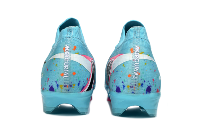 Nike Air Zoom Mercurial Vapor 16 Elite FG Firm Ground Soccer Cleats - Aqua/Coral Pink/Splash Yellow