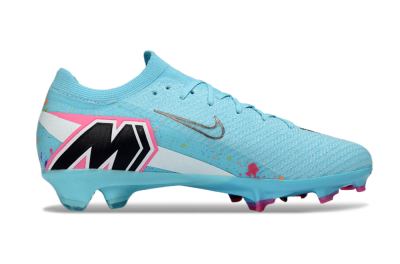Nike Air Zoom Mercurial Vapor 16 Elite FG Firm Ground Soccer Cleats - Aqua/Coral Pink/Splash Yellow
