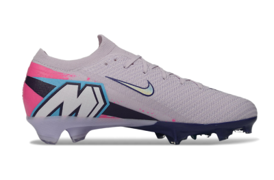 Nike Air Zoom Mercurial Vapor 16 Elite FG Firm Ground Soccer Cleats - Lilac/Bright Pink/Frosty Blue