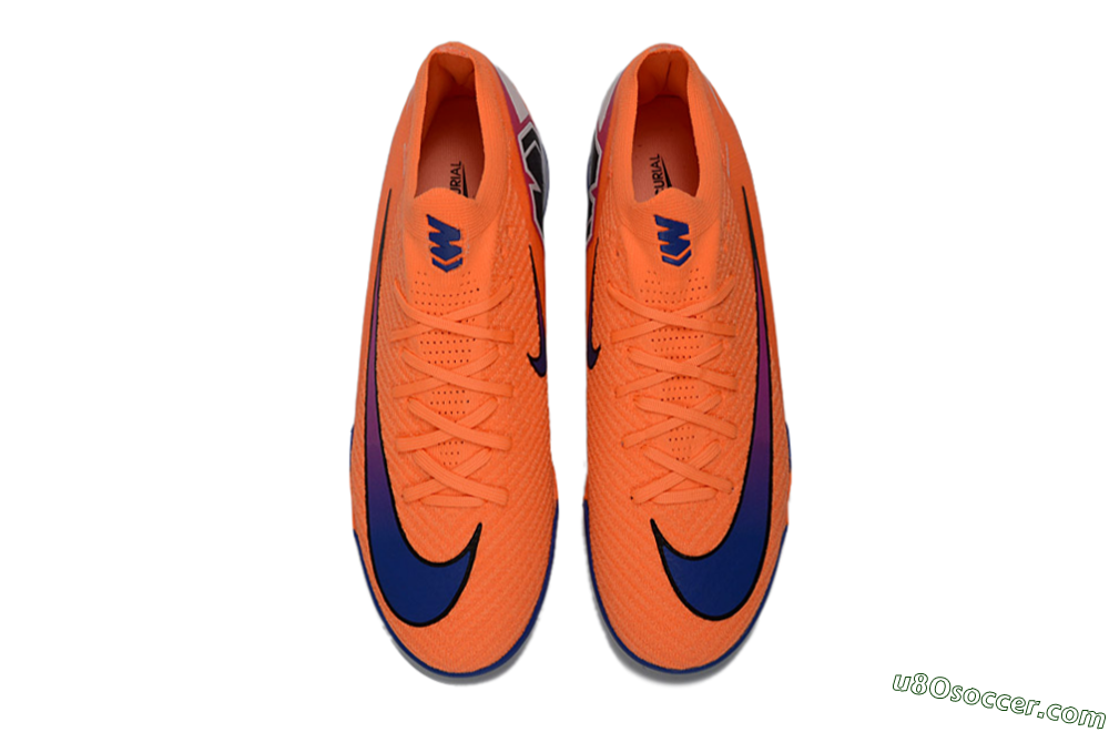 Nike Air Zoom Mercurial Vapor 16 Elite FG Firm Ground Soccer Cleats - Orange/Vibrant Purple/Shocking Pink 4