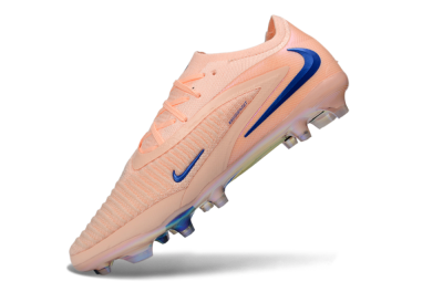 Nike Phantom 6 Elite Low FG Firm Ground Soccer Cleats - Peach/Ocean Blue/Sunset Pink