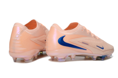 Nike Phantom 6 Elite Low FG Firm Ground Soccer Cleats - Peach/Ocean Blue/Sunset Pink