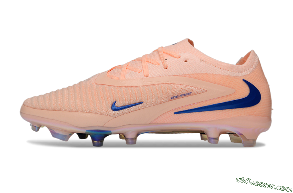 Nike Phantom 6 Elite Low FG Firm Ground Soccer Cleats - Peach/Ocean Blue/Sunset Pink 2