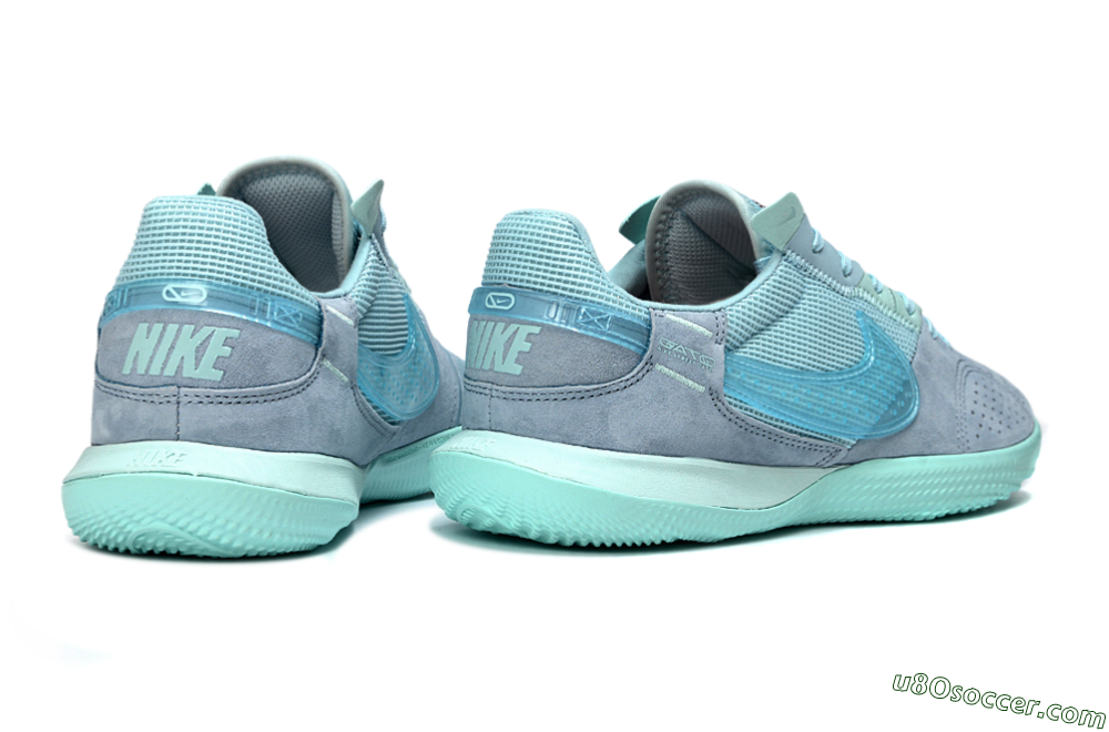 Nike Street Gato IC Indoor & Futsal Soccer Shoes - Blue/Light Blue/Soft Grey 6