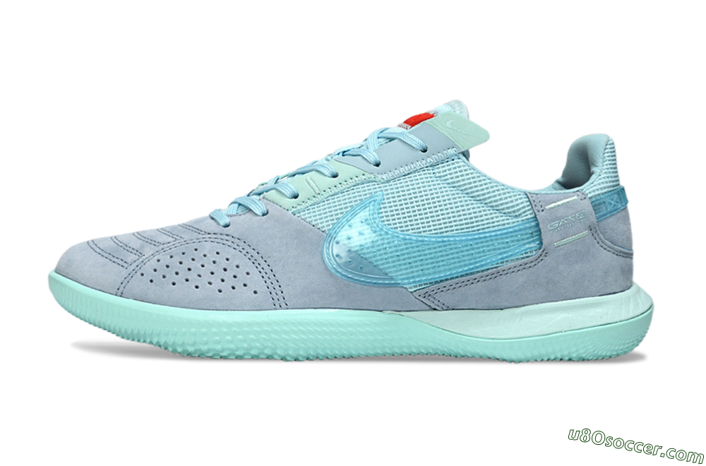 Nike Street Gato IC Indoor & Futsal Soccer Shoes - Blue/Light Blue/Soft Grey 2