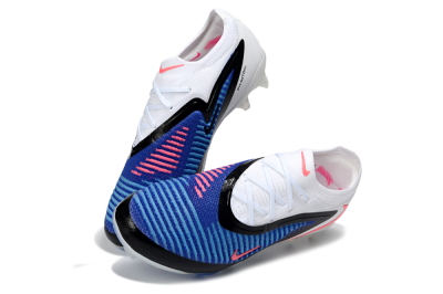 Nike Phantom 6 Elite Low FG Firm Ground Soccer Cleats - Blue/Electric Blue/Neon Pink
