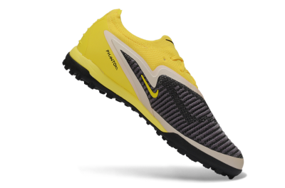 Nike Phantom 6 Elite Low TF Artificial Turf Soccer Shoes - Yellow/Electric Yellow/Charcoal Gray