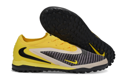 Nike Phantom 6 Elite Low TF Artificial Turf Soccer Shoes - Yellow/Electric Yellow/Charcoal Gray