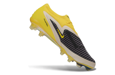 Nike Phantom 6 Elite Low FG Firm Ground Soccer Cleats - Yellow/Electric Yellow/Graphite Gray