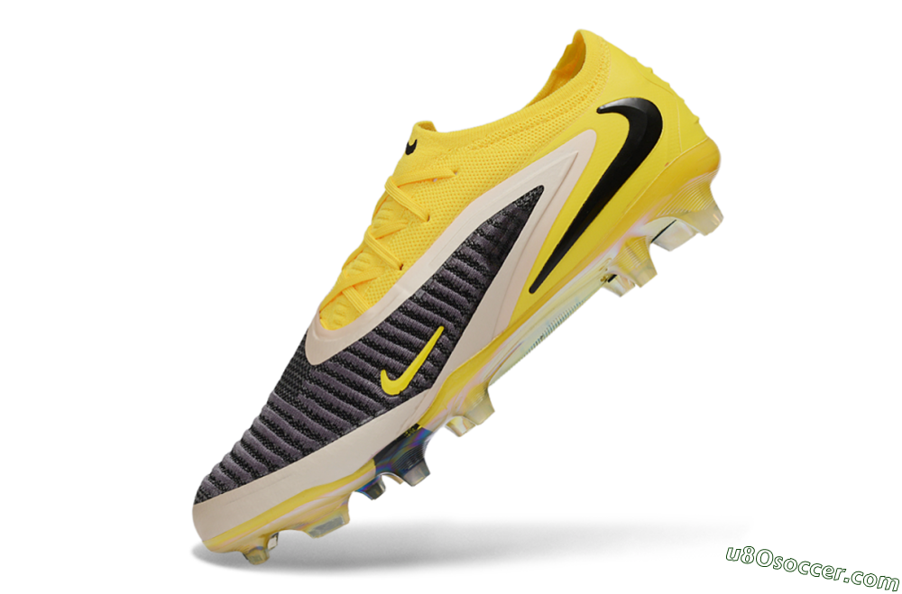 Nike Phantom 6 Elite Low FG Firm Ground Soccer Cleats - Yellow/Electric Yellow/Graphite Gray 5