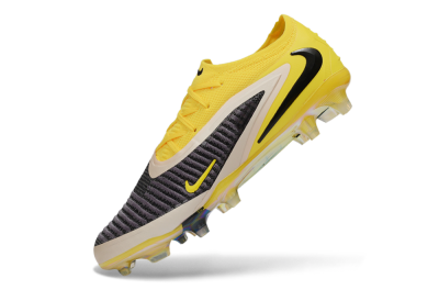Nike Phantom 6 Elite Low FG Firm Ground Soccer Cleats - Yellow/Electric Yellow/Graphite Gray