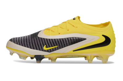 Nike Phantom 6 Elite Low FG Firm Ground Soccer Cleats - Yellow/Electric Yellow/Graphite Gray