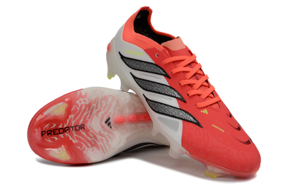 Adidas Predator 26 Elite FG Firm Ground Soccer Cleats - Red/Bright Red/White Fusion