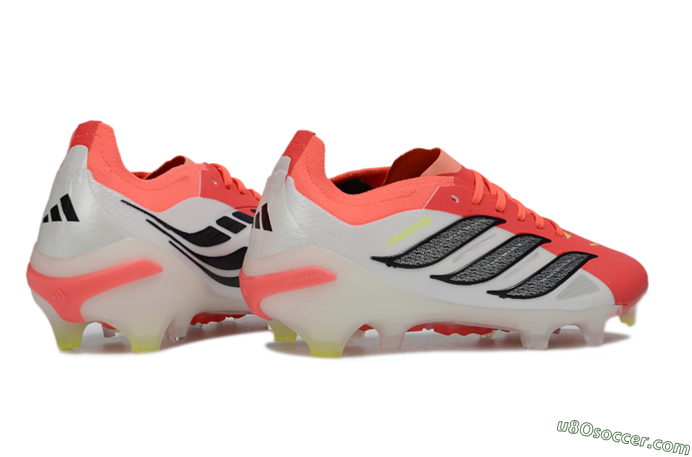Adidas Predator 26 Elite FG Firm Ground Soccer Cleats - Red/Bright Red/White Fusion 7