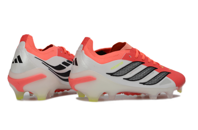 Adidas Predator 26 Elite FG Firm Ground Soccer Cleats - Red/Bright Red/White Fusion