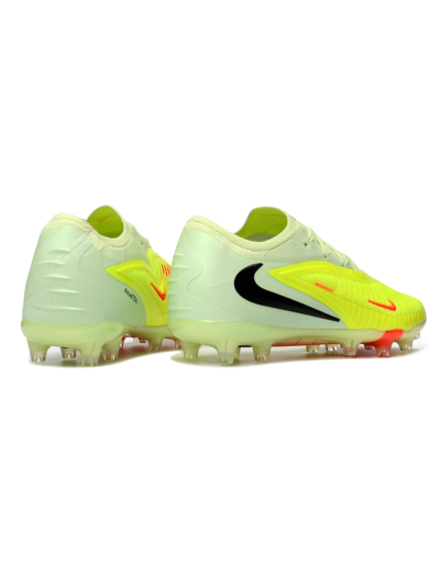 Nike Phantom 6 Elite Low FG Firm Ground Soccer Cleats - Yellow/Neon Yellow/Coral Orange