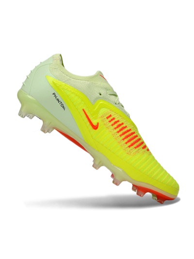 Nike Phantom 6 Elite Low FG Firm Ground Soccer Cleats - Yellow/Neon Yellow/Coral Orange